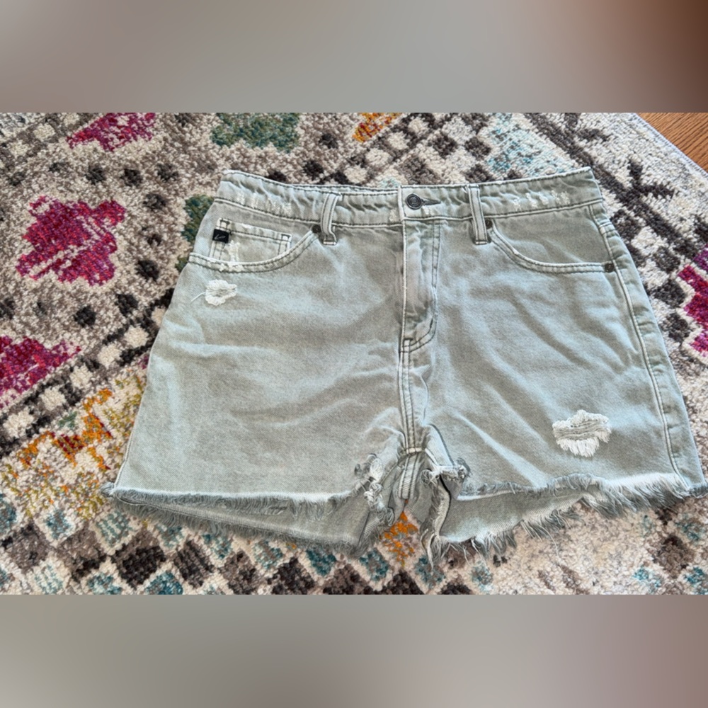 Kancan Distressed Denim Shorts